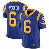 Nike Los Angeles Rams #6 Johnny Hekker Royal Blue Alternate NFL Vapor Untouchable Limited Jersey,baseball caps,new era cap wholesale,wholesale hats